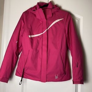 Spyder hot pink ski jacket